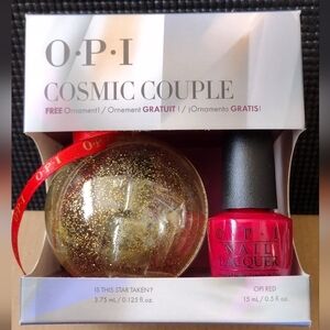 OPI Cosmic Couple Nail Lacquer Set - Red and Gold